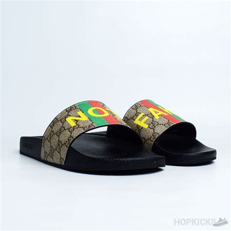 gucci not fake flip flops|gucci slides cheap real.